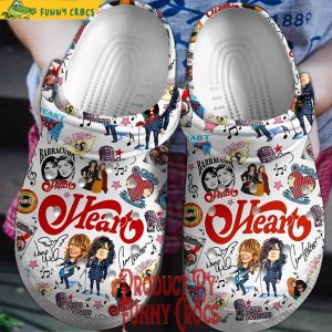 Heart Band Crocs Shoes 1