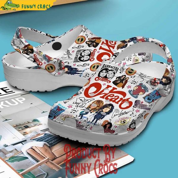 Heart Band Crocs Shoes