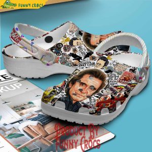 Johnny Cash Face Crocs Shoes 3