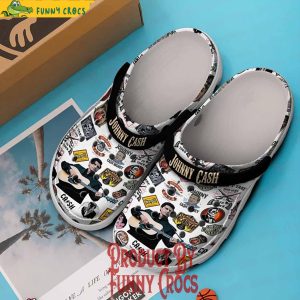 Johnny Cash Satisfied Mind Croccs Shoes 2