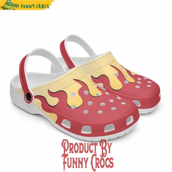 Kyojuro Rengoku Demon Slayer Custom Crocs Clogs