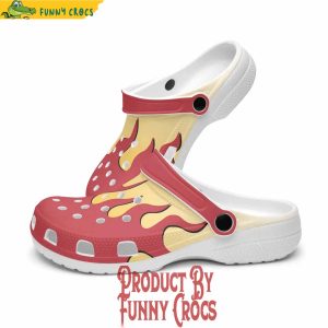 Kyojuro Rengoku Demon Slayer Custom Crocs Clogs 3 1 jpg