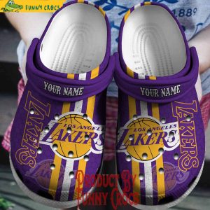 Los Angeles Lakers NBA Personalized Crocs