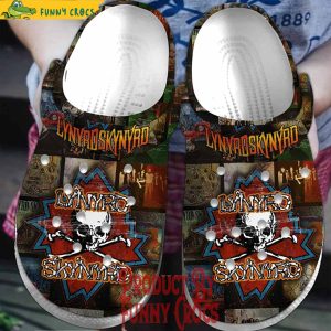 Lynyrd Skynyrd Skull Logo Crocs Shoes