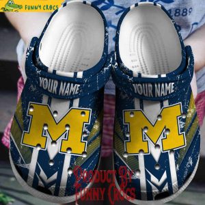 Michigan Wolverines NCAA Personalized Crocs Shoes