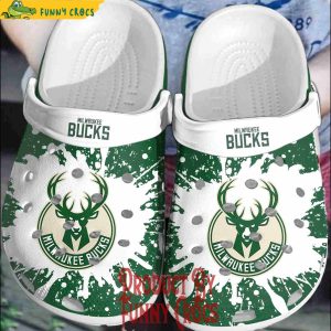 Milwaukee Bucks Logo Crocs Slippers
