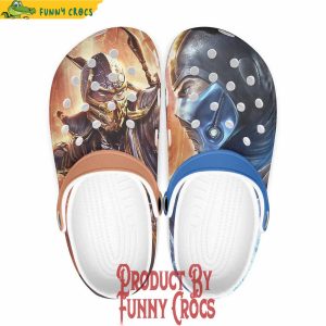 Mortal Kombat Sub Zero Vs Scorpion Crocs Shoes 1