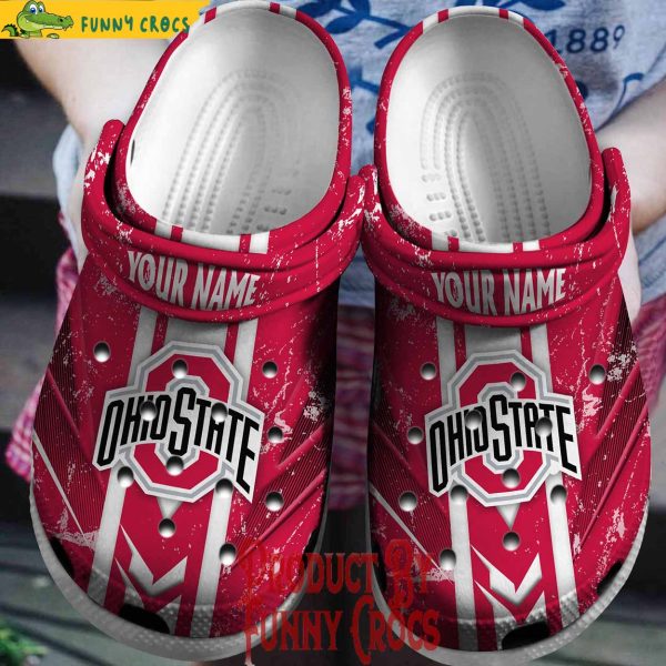 Ohio State Buckeyes NCAA Personalized Crocs Shoes