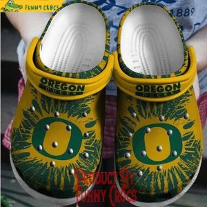 Oregon Ducks Logo Crocs Style