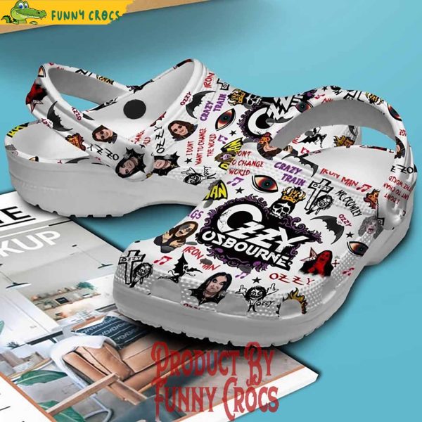 Ozzy Osbourne Iron Man Crocs Shoes