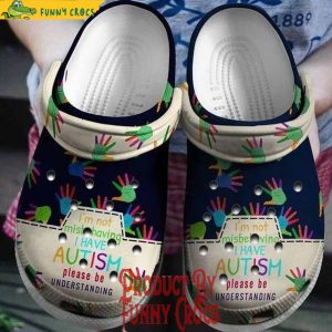 Personalized Autism Awareness Hand 6 Gift Crocs Shoes