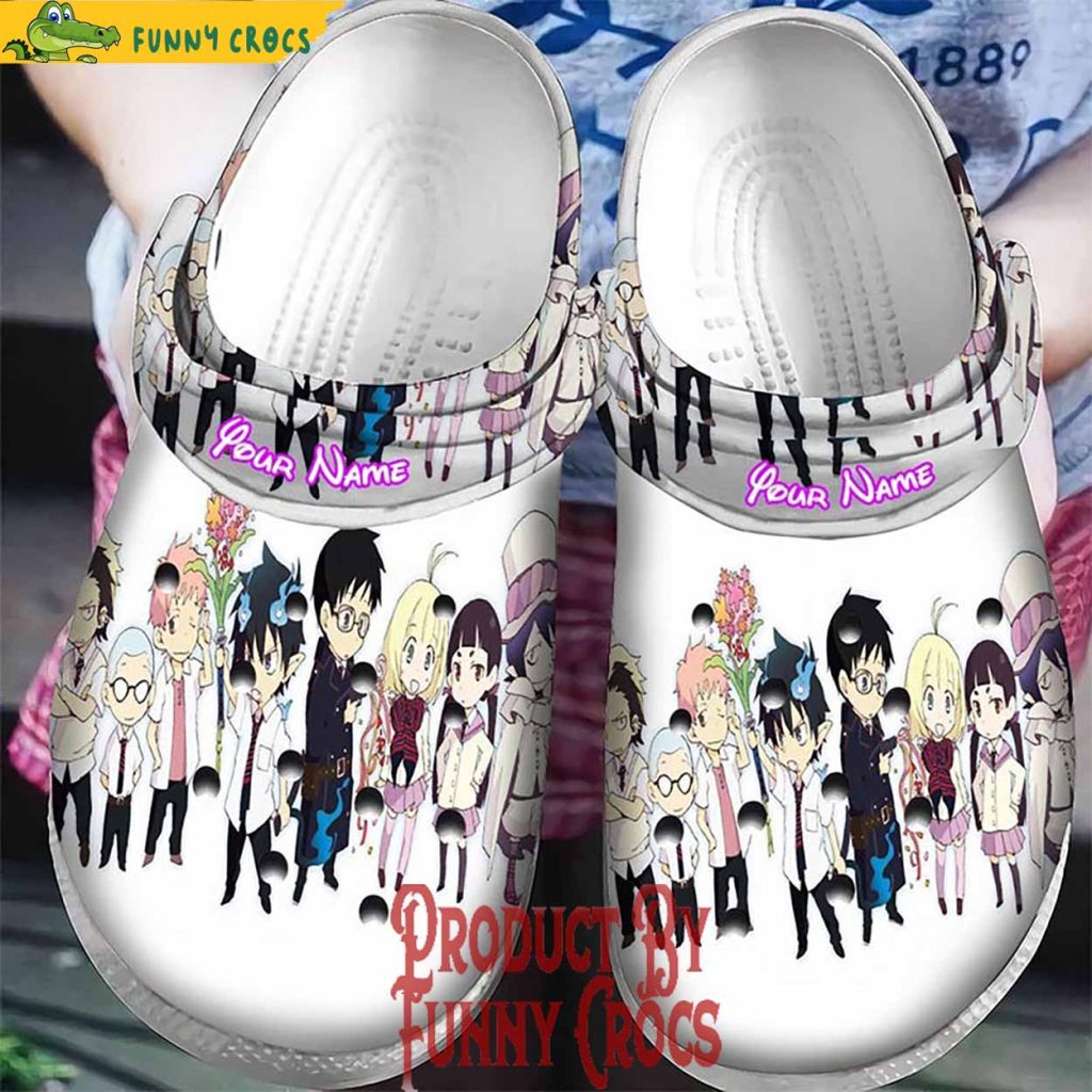 Personalized Blue Exorcist Crocs Shoes