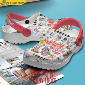 Personalized Bluey Happy Easter Crocs 2