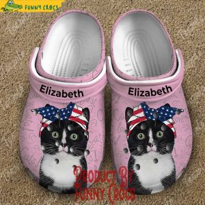 Personalized Cat Mom Crocs Shoes