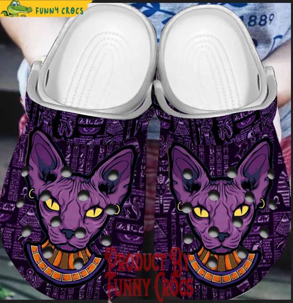 Personalized Cat Sphynx Crocs Shoes