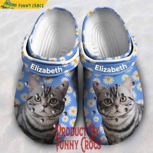 Personalized Cat Tabby Crocs Shoes