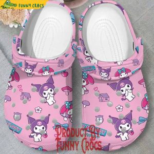 Personalized Hello Kitty Kuromi Pattern Crocs Style