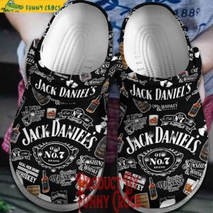 Personalized Jack Daniels Pattern Crocs