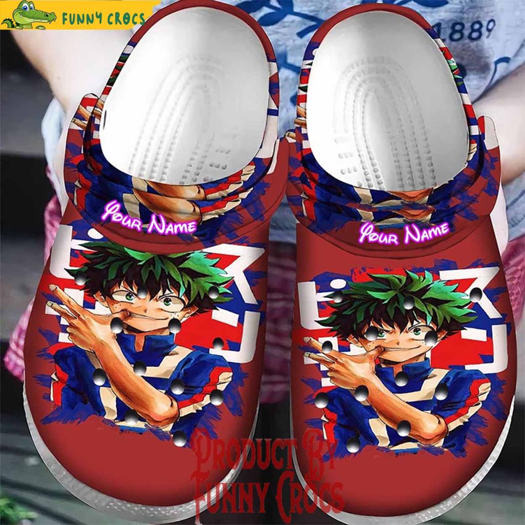 Personalized My Hero Academia Midoriya Izuku Crocs Shoes