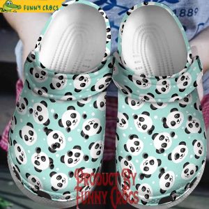 Personalized Panda Cute Pattern Crocs Style