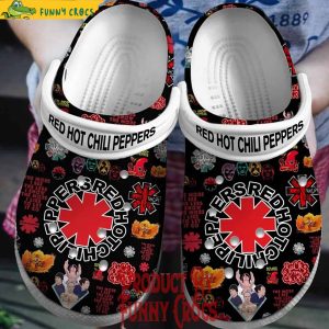 Red Hot Chili Peppers Logo Black Crocs Shoes 1