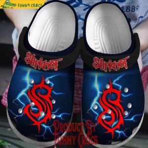 Slipknot Band Lightning Logo Crocs Shoes
