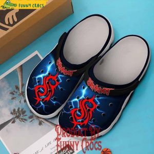 Slipknot Band Lightning Logo Crocs Shoes 3