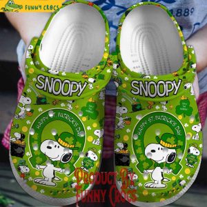 Snoopy Happy St.Patrick’s Day Crocs