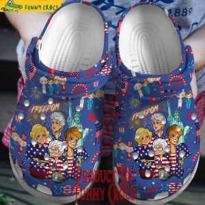 The Golden Girls Freedom Happy 4th Of July Crocs Style 1
