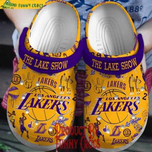 The Lake Show Los Angeles Lakers Crocs Shoes 1