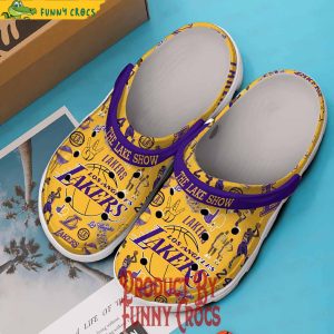 The Lake Show Los Angeles Lakers Crocs Shoes 2
