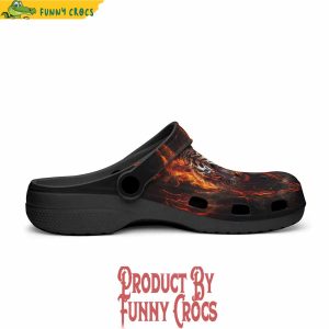 Tiger Red Flame Crocs Style 3