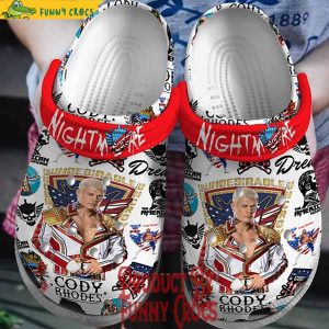 WWE Cody Rhodes Nightmare Crocs Shoes 1