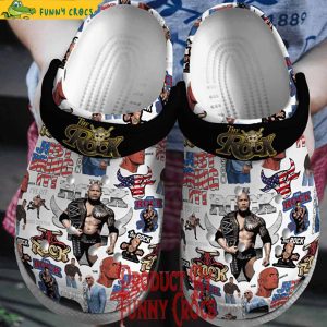 WWE The Rock Just Bring It Crocs Shoes