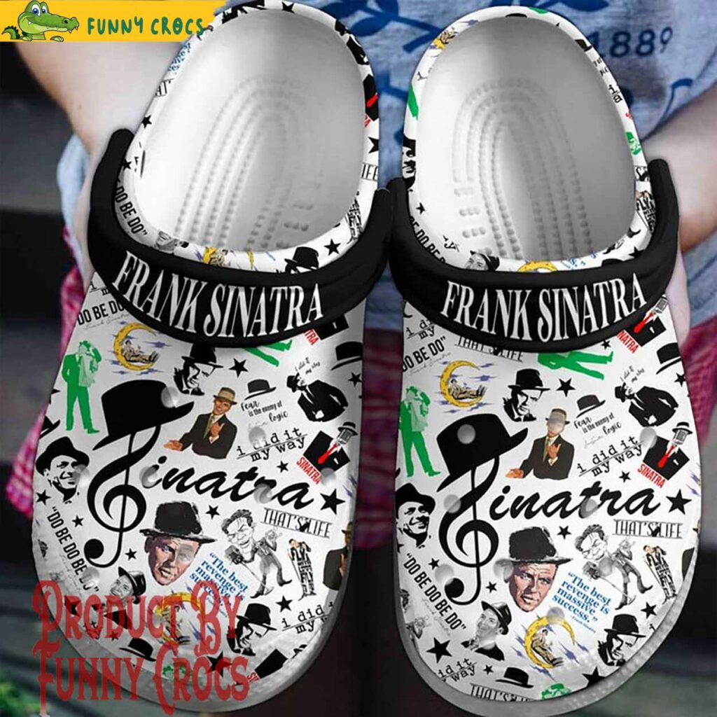 Frank Sinatra Crocs Shoes