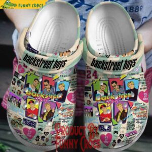 Backstreet Boys Pattern Crocs Shoes 1