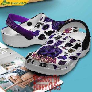 Black Panther 2024 Purple Crocs Shoes 3