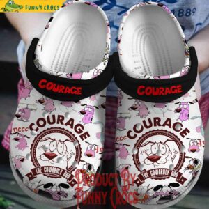 Courage The Cowardly Dog Crocs Shoes 1