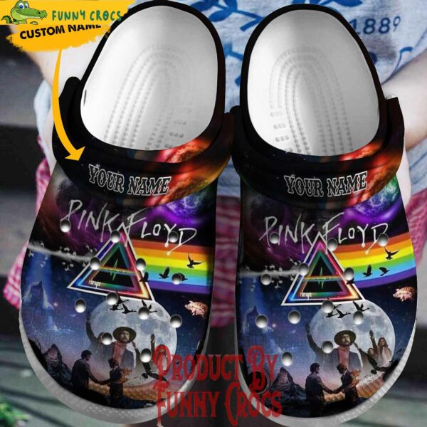 Custom Pink Floyd The Dark Side Of The Moon Crocs Shoes