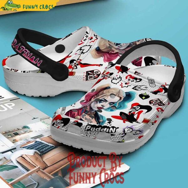 Dc Studios Harley Quinn Pudding Crocs Shoes