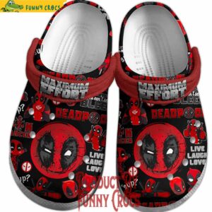 Deadpool Maximum Effort Crocs Shoes 2