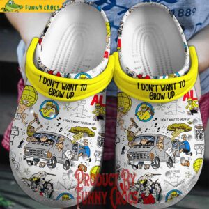 Descendents I Dont Want To grow Up Crocs Shoes 1