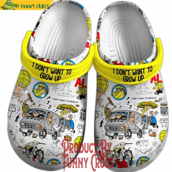 Descendents I Don’t Want To grow Up Crocs Shoes