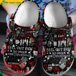 Fall Out Boy So Much For Tour Dust Crocs Shoes 1