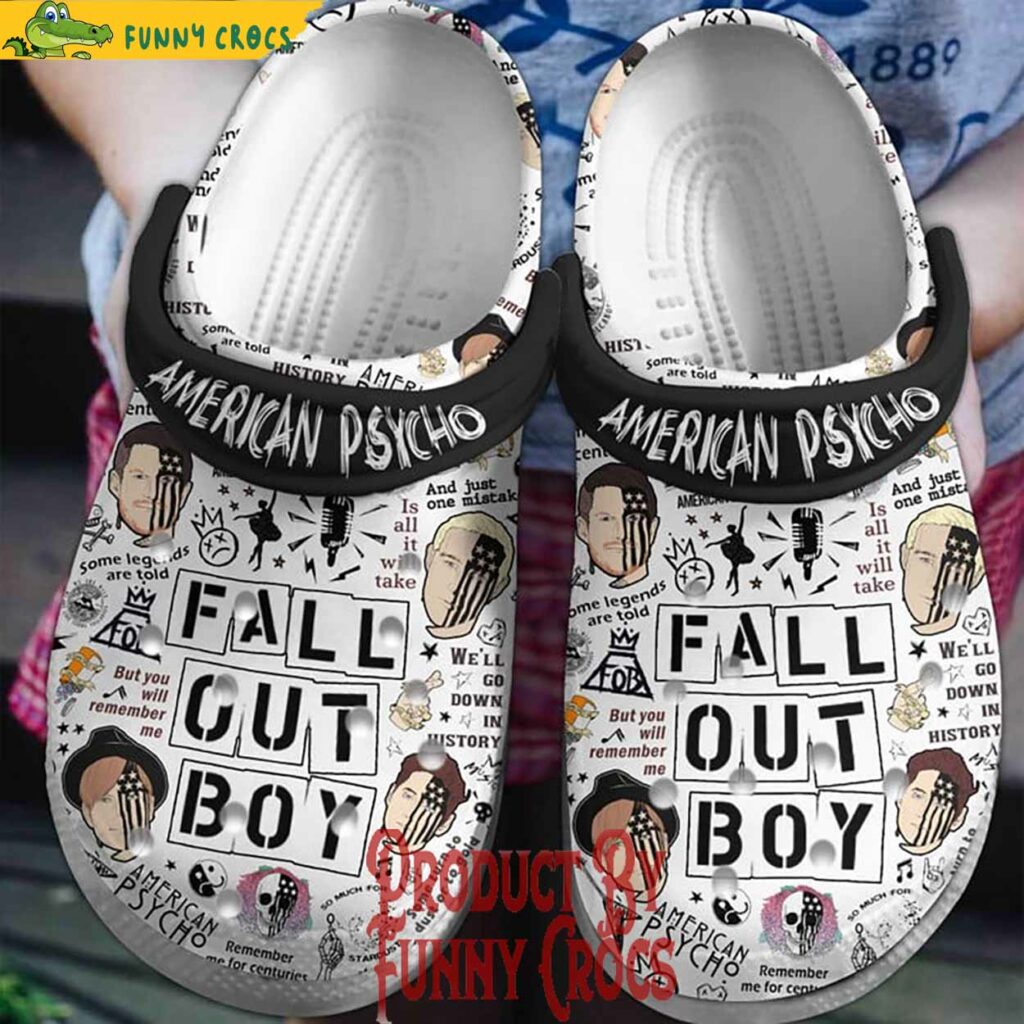 Fall Out Boy American Beauty American Psycho Crocs Shoes