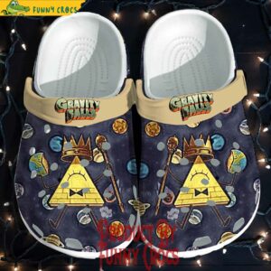 Gravity Falls Bill Cipher Crocs Shoes
