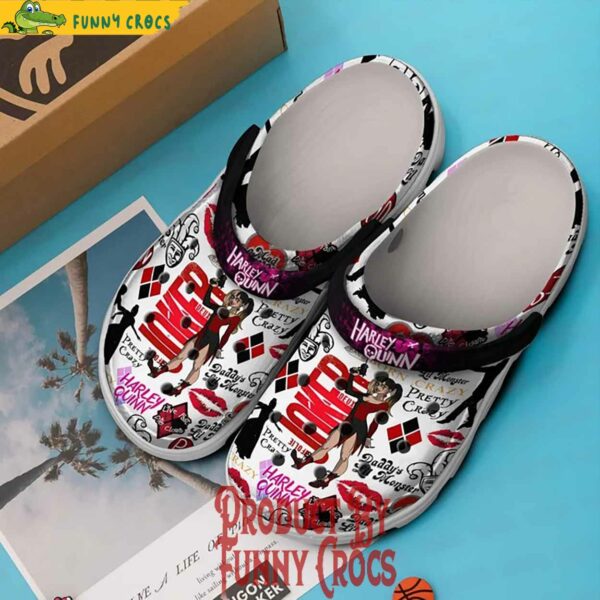 Harley Quinn Pretty Crazy Crocs Shoes