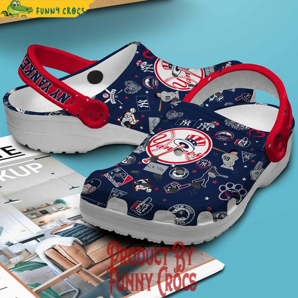 MLB New York Yankees Logo Baseball Crocs Shoes - Discover Comfort And ...