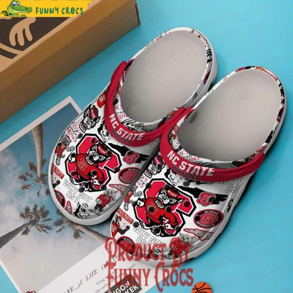 NC State Wolfpack Basketball Crocs