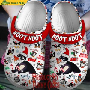 Noot Noot Pingu Christmas Crocs Shoes